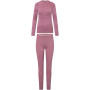 Viking Gasher Lady Set Merino moteriški apatiniai, rožinės spalvos, M