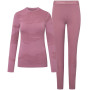 Viking Gasher Lady Set Merino moteriški apatiniai, rožiniai, S