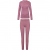 Viking Gasher Lady Set Merino moteriški apatiniai, rožiniai, S