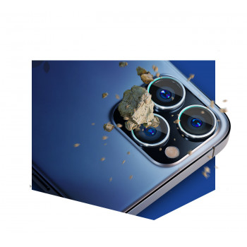 3MK Lens Protection Pro fotoaparato objektyvo stiklas skirtas Apple iPhone 13 mini, 9H, sidabrinis