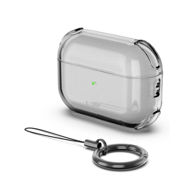 Tech-Protect Bounce dėklas Apple AirPods Pro 3 ausinukų įkrovimo dėžutei, Ash