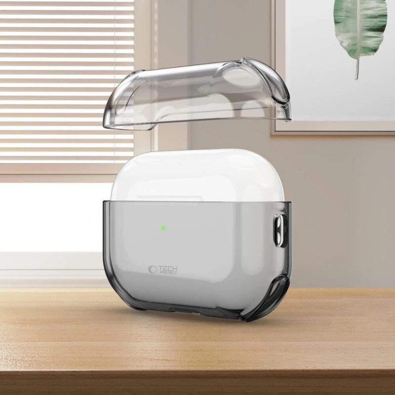 Tech-Protect Bounce dėklas Apple AirPods Pro 3 ausinukų įkrovimo dėžutei, Ash