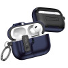 Tech-Protect Slim Hook dėklas Apple AirPods Pro 3 ausinukų įkrovimo dėžutei, Navy Blue