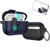 Tech-Protect Slim Hook dėklas Apple AirPods Pro 3 ausinukų įkrovimo dėžutei, Navy Blue