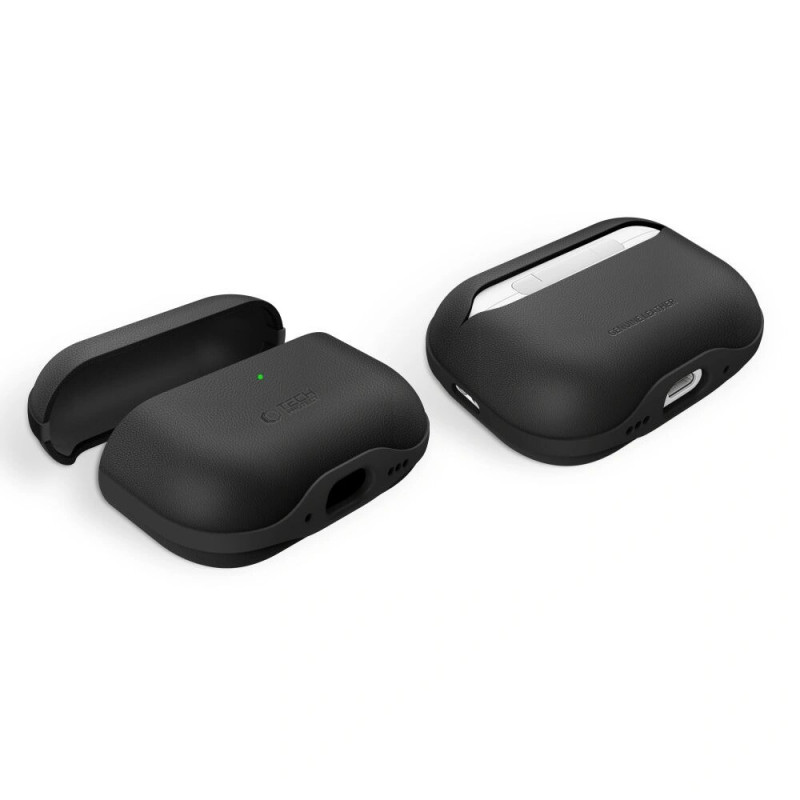 Tech-Protect NaturalFit odinis dėklas Apple AirPods Pro 3, juodas