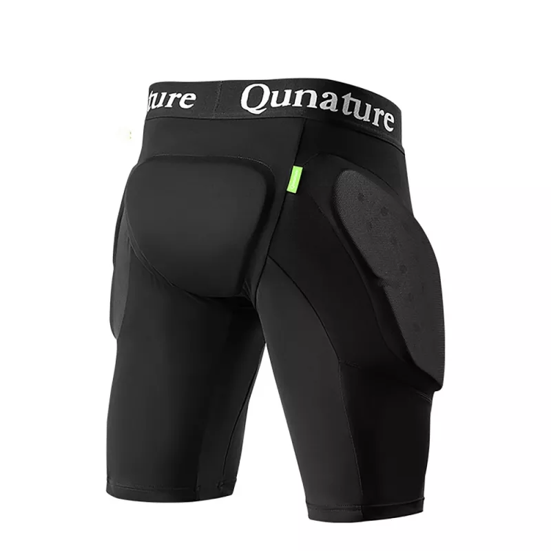 Qunature Ski Basic apsauginiai šortai klubams, M dydis, juodi