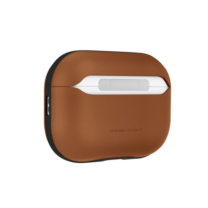 Tech-Protect NaturalFit odinis dėklas Apple AirPods Pro 3, rudas
