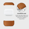 Tech-Protect NaturalFit odinis dėklas Apple AirPods Pro 3, rudas