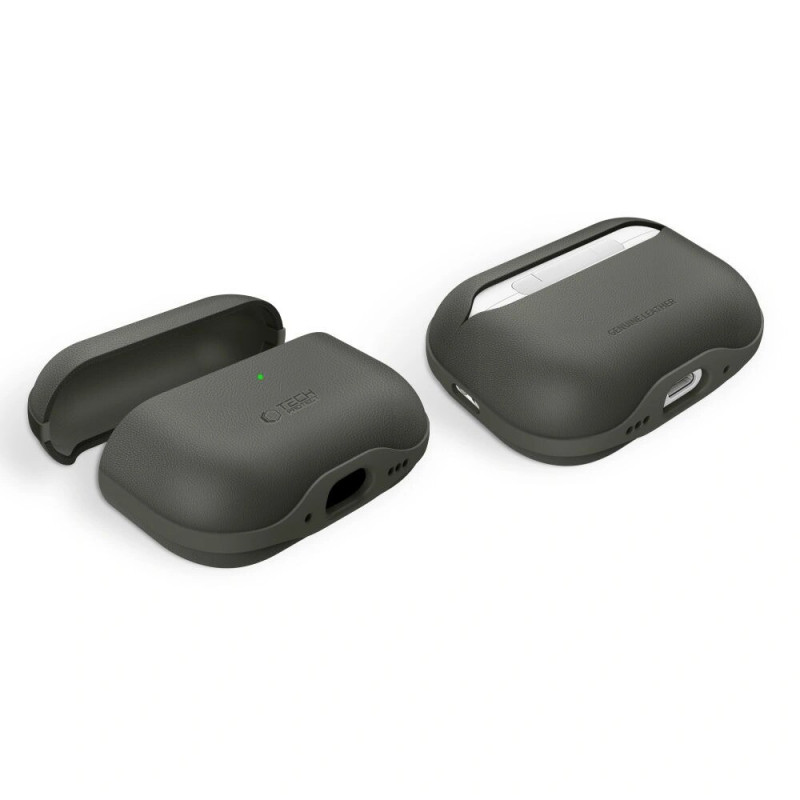 Tech-Protect NaturalFit odinis dėklas Apple AirPods Pro 3, Olive Green