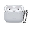 Tech-Protect Silicone Hook silikoninis dėklas Apple AirPods Pro 3, Crayon Grey