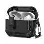 Tech-Protect Carbonox MagSafe dėklas Apple AirPods Pro 3 ausinukų įkrovimo dėžutei, THP4731, juodas