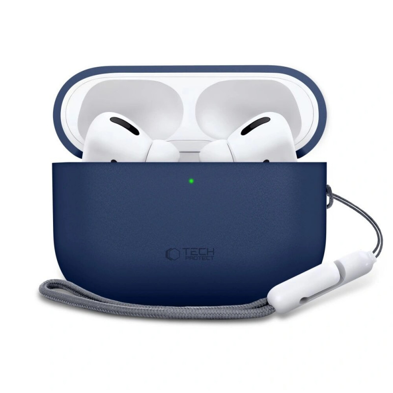 Tech-Protect Silicone silikoninis dėklas Apple AirPods Pro 3, Navy Blue