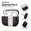 Tech-Protect Silicone silikoninis dėklas Apple AirPods Pro 3, juodas