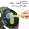 Tech-Protect Glass Fit+ rinkinys Samsung Galaxy Watch 8 Classic 46mm, permatomas (2 vnt.)