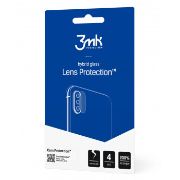 3MK Lens Protection Apple iPhone 13 Pro Max fotoaparato objektyvo apsauginė plėvelė (4 vnt.)