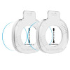 Tech-Protect Easy Set+ grūdintas stiklas, skirta Samsung Galaxy Watch 8 / 9 44 mm, permatomas (2 vnt.)