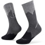 Buff Merino Lightweight Crew LWC3 kojinės, juodos, L