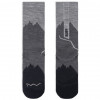 Buff Merino Lightweight Crew LWC3 kojinės, juodos, L