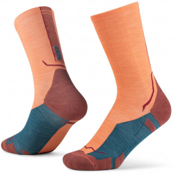 Buff Merino Lightweight Crew LWC4 kojinės, Flamingo, L
