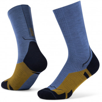 Buff Merino Lightweight Crew LWC4 kojinės, mėlynos spalvos, L