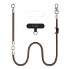 Tech-Protect C10S Rope peties dirželio ir riešo dirželio rinkinys, Walnut Brown/Titanium