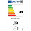 Panasonic TB-43W60CEZS 43 colių LED UHD išmanusis televizorius su multituneriu ir TiVo