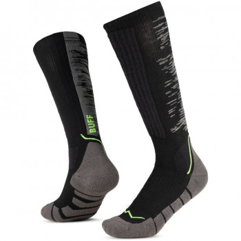 Buff Merino HW Over The Calf Socks HWO2 juodos spalvos L