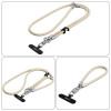 Tech-Protect C10S Rope kryžminė ir riešo dirželių rinkinys, Desert Beige/Titanium
