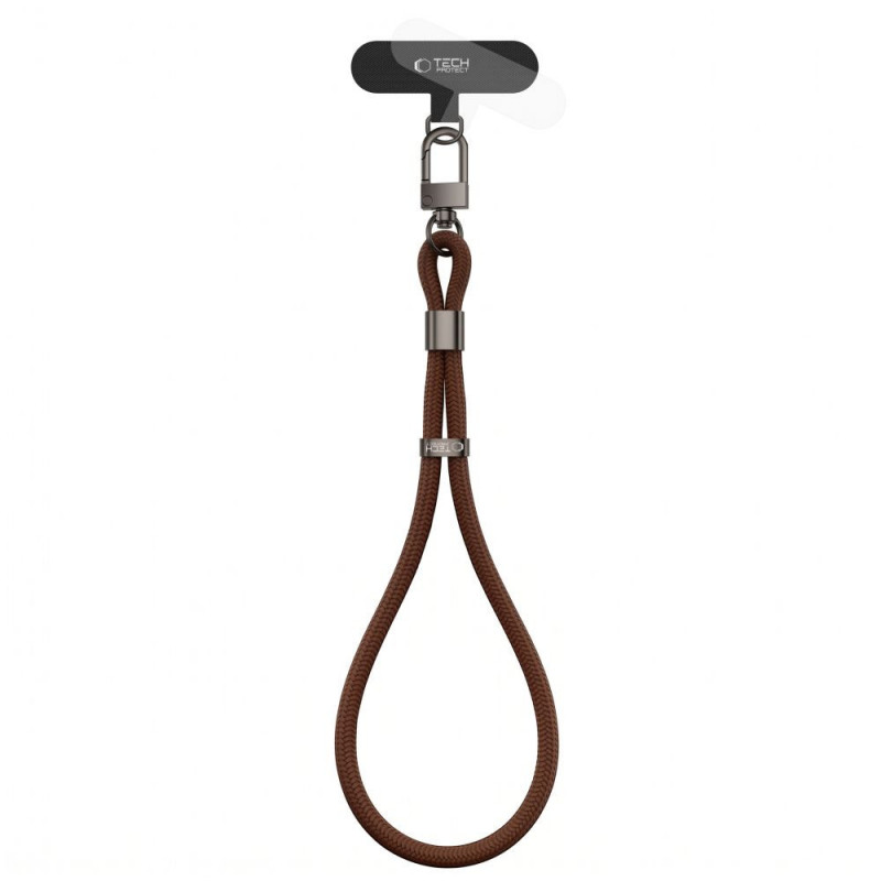 Tech-Protect C11S Rope Wrist Strap riešo dirželis, Walnut Brown