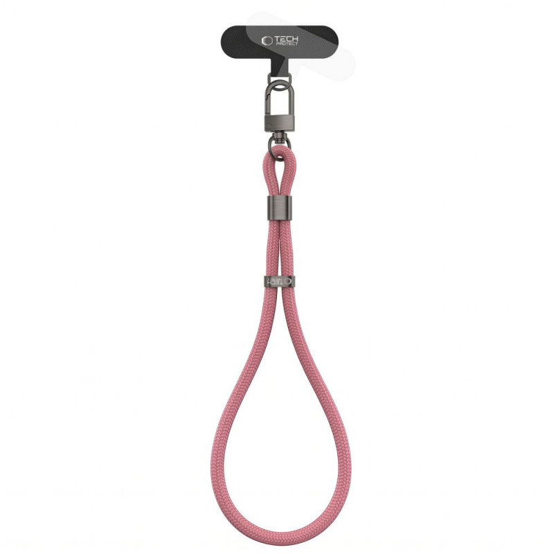 Tech-Protect C11S Rope Wrist Strap riešo dirželis, Dusty Rose