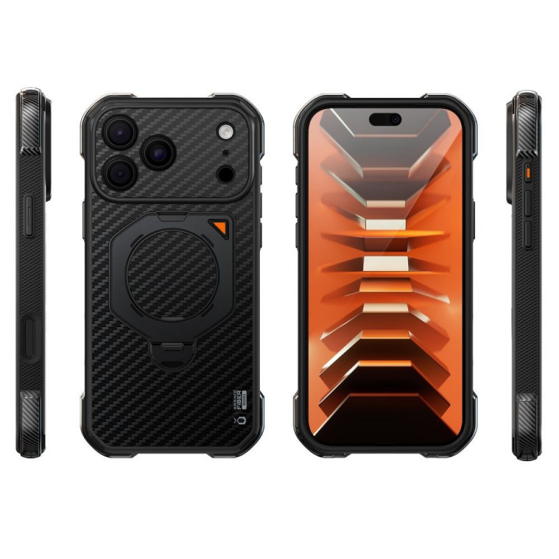 Supcase UB Aero MagSafe Aramid dėklas, skirtas Apple iPhone 17 Pro Max / 18 Pro Max, juodas