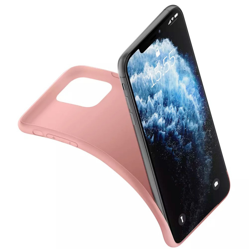 3MK Matt Case dėklas, skirtas Apple iPhone 14 Pro, rožinis