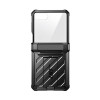 Supcase Unicorn Beetle Pro dėklas skirtas Samsung Galaxy Z Flip 8, juodas