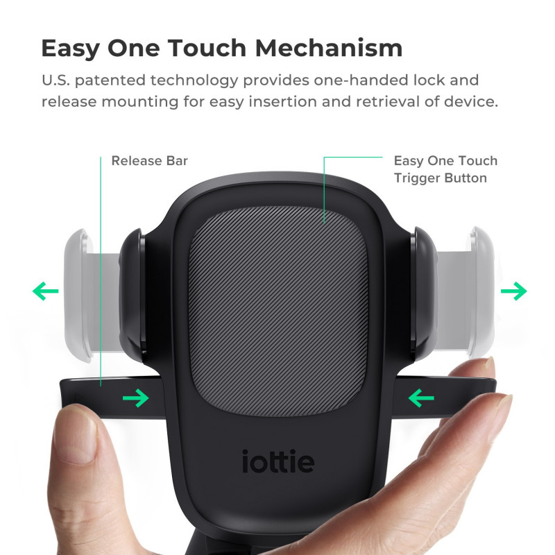 iOttie Easy One Touch 5 Air Vent Flush Mount automobilinis telefono laikiklis