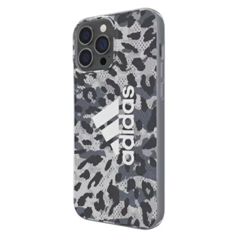 Adidas OR SnapCase Leopard dėklas Apple iPhone 13 Pro Max, pilkas