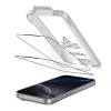 Tech-Protect Quick Set+ THP4500 grūdintas stiklas, skirta Apple iPhone 17 Pro, juodas (2 vnt.)