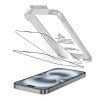 Tech-Protect Quick Set+ THP4498 grūdintas stiklas, skirta Apple iPhone 17, juodas (2 vnt.)