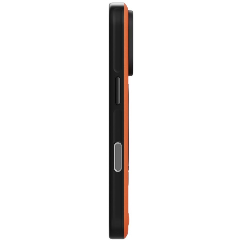 UNIQ Elix 360 Rotating Kickstand dėklas, skirtas Apple iPhone 18 Pro / 17 Pro, oranžinis