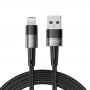 Tech-Protect UltraBoost USB-A/Lightning kabelis 12W 2.4A 200 cm, pilkas