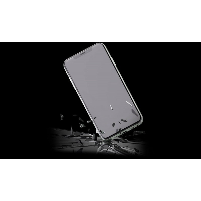 3MK NeoGlass Full Cover kompozitinis stiklas Apple iPhone 12 mini, juodas
