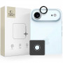 Tech-Protect Camring Fit+ fotoaparato objektyvo apsauga, skirta Apple iPhone Air, juoda
