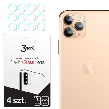 3mk Lens Protection hibridinis fotoaparato stiklas Apple iPhone 11 Pro/11 Pro Max (4 vnt.)