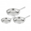 Tefal Duetto On B866S334 keptuvių rinkinys, 3 vnt., 20/24/28 cm, nerūdijantis plienas