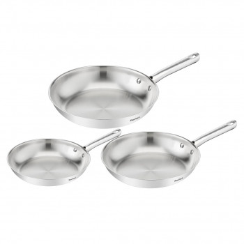 Tefal Duetto On B866S334 keptuvių rinkinys, 3 vnt., 20/24/28 cm, nerūdijantis plienas