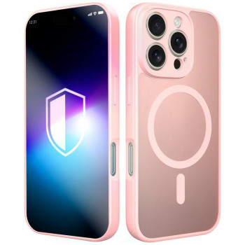 3MK Misty MagCase magnetinis dėklas Apple iPhone 16 Pro, rausvas