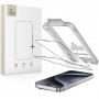 Tech-Protect Quick Set+ grūdintas stiklas Apple iPhone 15 Pro (2 vnt.), juodas