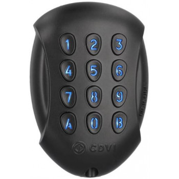 CDVI GALEOBT Bluetooth klaviatūrinis prieigos kontrolės skaitytuvas, juodas