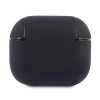 BMW BMA3SSLNA Genuine Leather Silver Logo Cover Apple AirPods 3 ausinei, navy