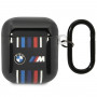 BMW BMA222SWTK Multiple Colored Lines Apple AirPods 1/2 dangtelis, juodas