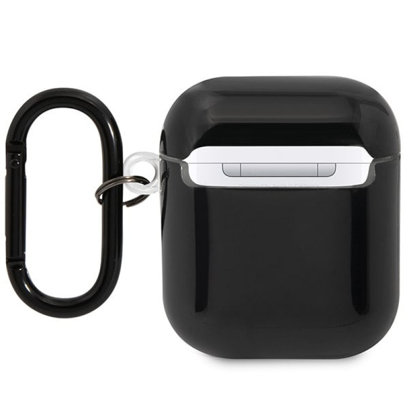 BMW BMA222SWTK Multiple Colored Lines Apple AirPods 1/2 dangtelis, juodas
